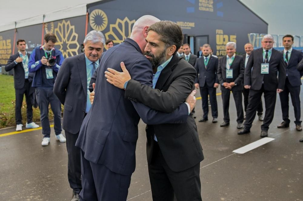 İnfantino Hövsan Yarış Kompleksində olub - FOTOLAR